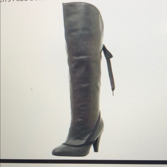 Steve Madden Shoes - Steve Madden Feud Black Leather Boots Size 6.5